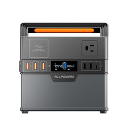 ALLPOWERS Portable Power Station 300W /200W Solar Generator Battery Camping