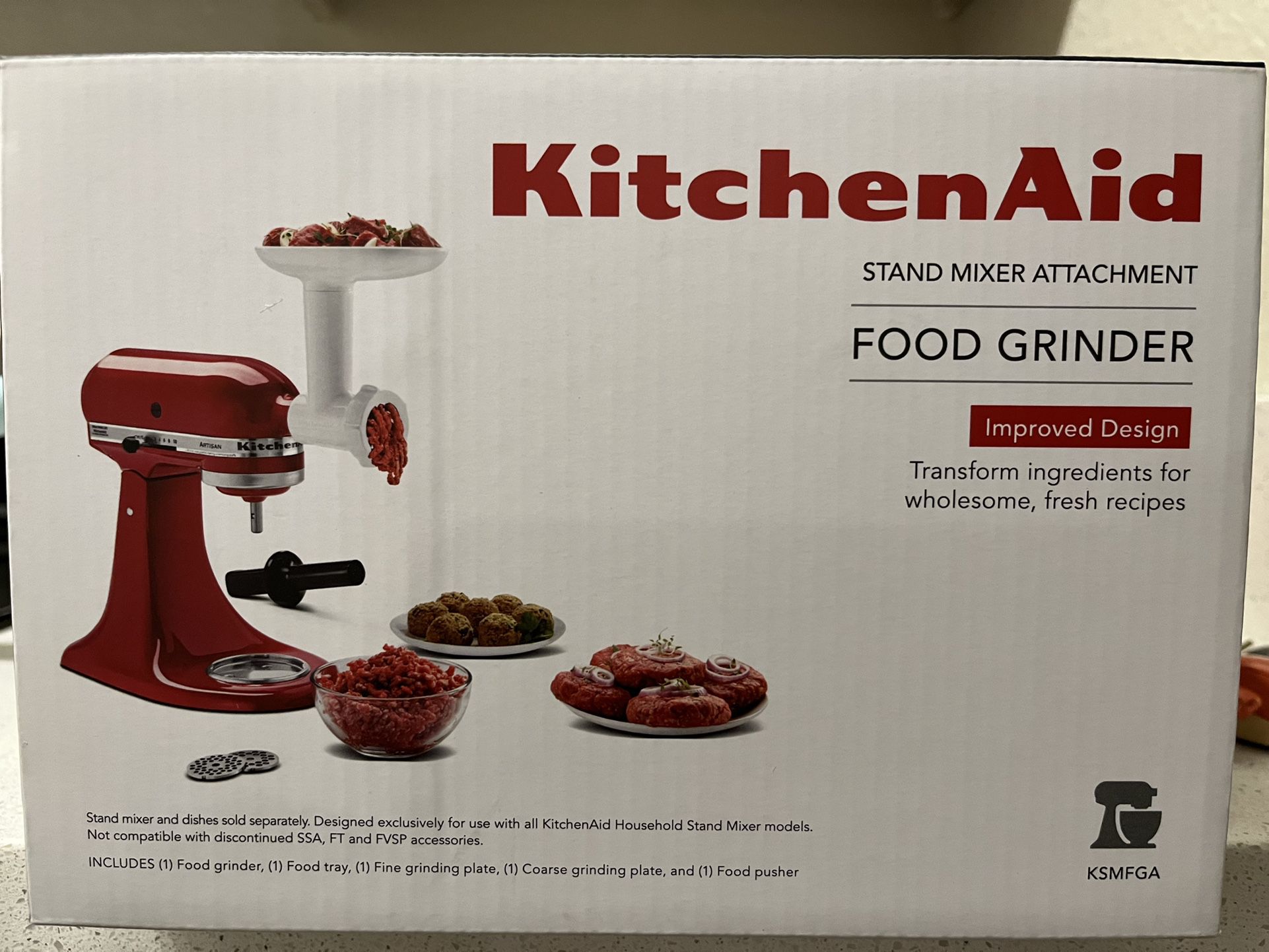 KitchenAid Food Grinder Attachment - KSMFGA 