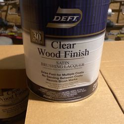 Clear Wood Finish