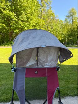 Chair umbrella canopy/foldable sunshade