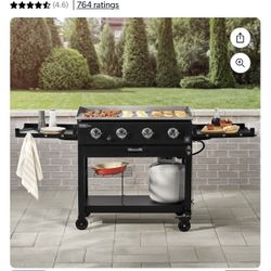 Griddle Member's Mark 4-Burner Gas w/ Cover