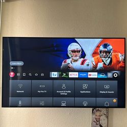 65” Samsung 4K Smart TV