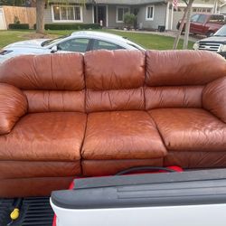 Leather Couch 