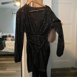 black dress