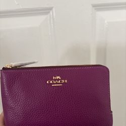 Coach Wallet double zip