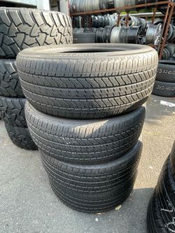 275/50R22 Bridgestone alenza 275/50/22 set of 4 matching used tires in great condition 400$ for 4 tires plus tax. Mount available but not included. Wh