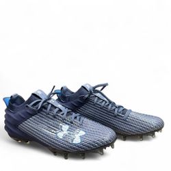 Men’s Under Armour Spotlight Football Cleats Navy/Blue Size 11