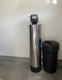 New Large Tank High Capacity Salt Water Softener System Package with RO Alkaline Kitchen Filter