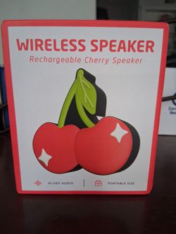 Wireless Rechargeable Cherry Speaker