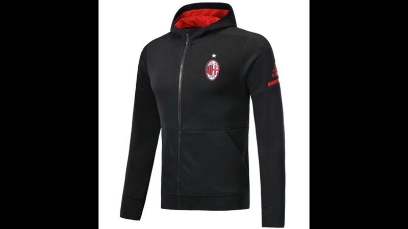 AC Milan home jacket 17-18 w/hoodie