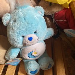 Vintage Plush Care Bears Bedtime Bear