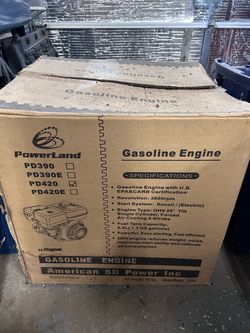 PowerLand PD420 Gasoline Engine
