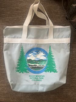 Vintage Rocky Mountain Tote Bag