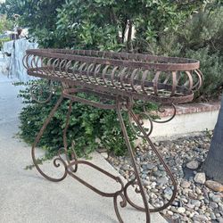 Wrought Iron Plant Stand 