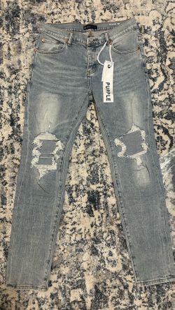 Purple jeans