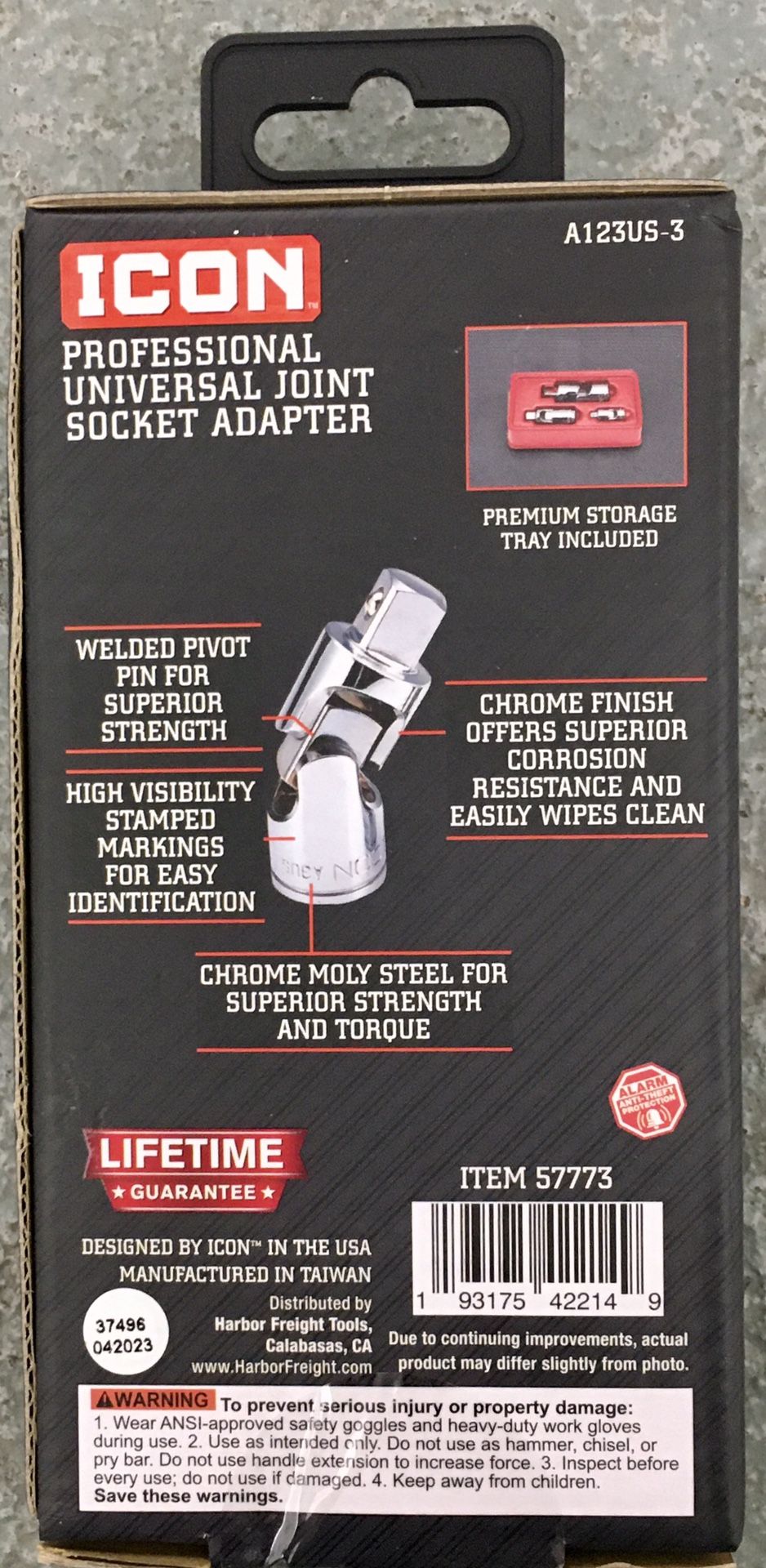 ICON PROFESSIONAL UNIVERSAL JOINT SOCKET ADAPTER for Sale in Exton, PA