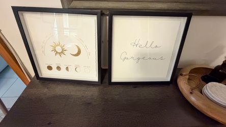 Set of 2 Framed Wall Art Prints