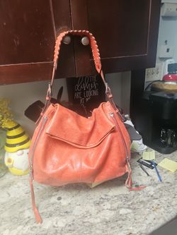 Aimee Kestenberg Ferrari red. Leather Bali Hobo Shoulder Bag