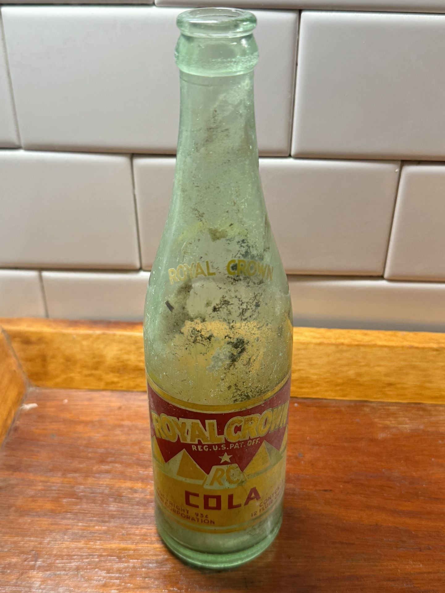 Antique Royal Crown Soda Bottle