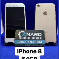 IPhone 8 . 64GB. $230