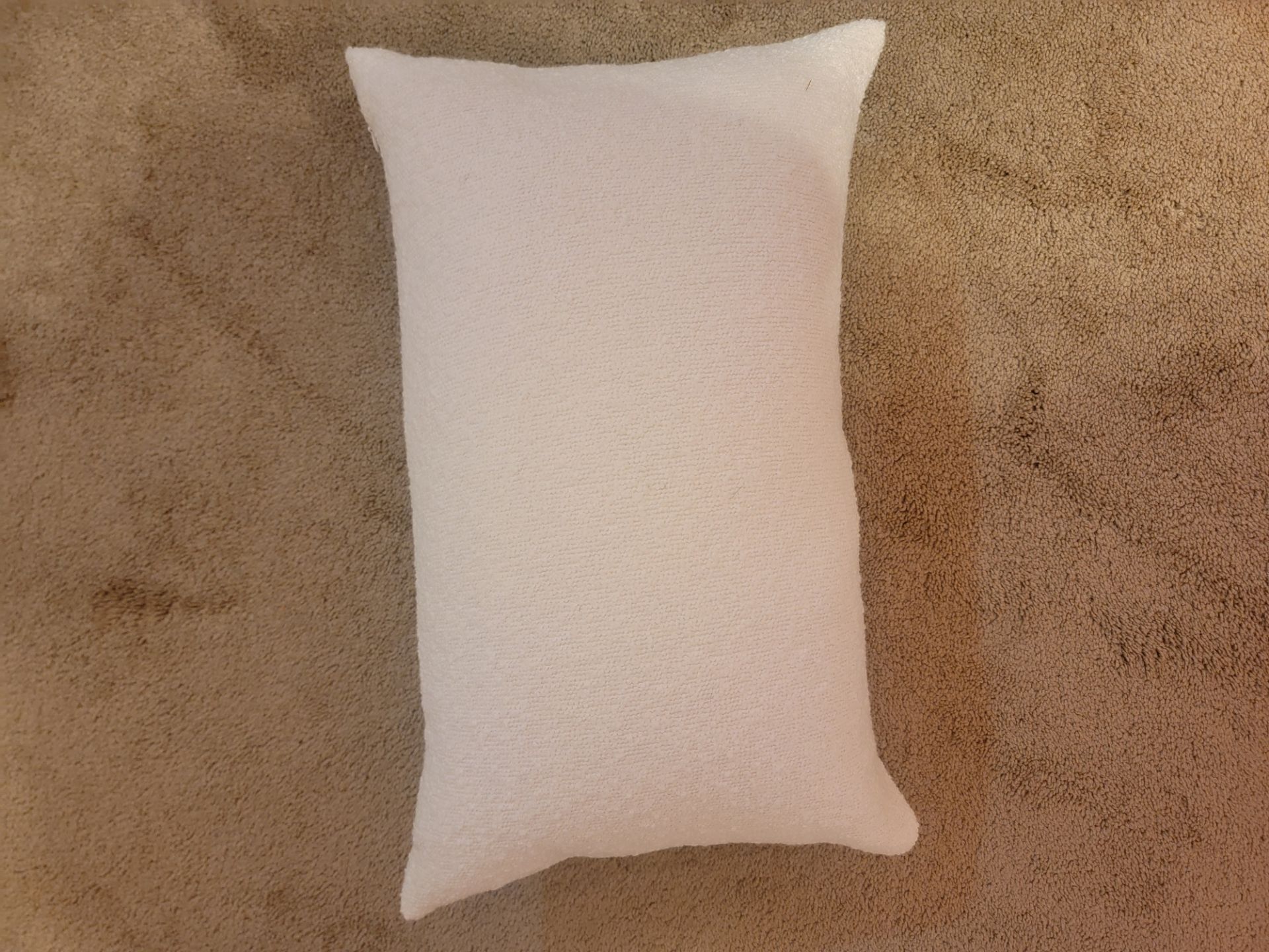White Lumbar Pillow