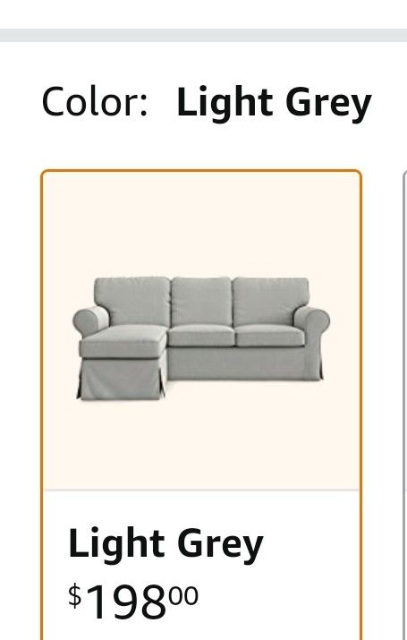 MASTERS OF COVERS Ektorp Loveseat (2 Seat) with Chaise Lounge