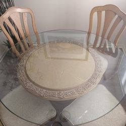 Beautiful Wood Table Glass Cover