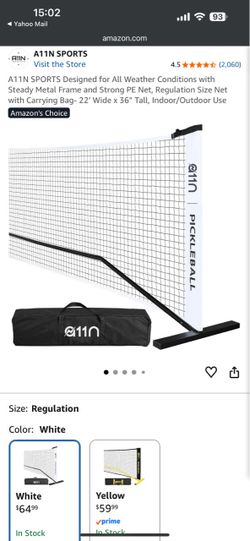 Pickleball net