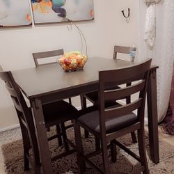 Kitchen Dining Table With 4 Chairs