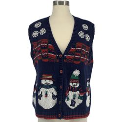 NWOT Ugly Christmas Sweater Vest - Vintage