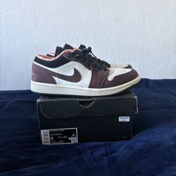 Air Jordan 1 Low SE LT Chocolate/ Crimson Bliss 