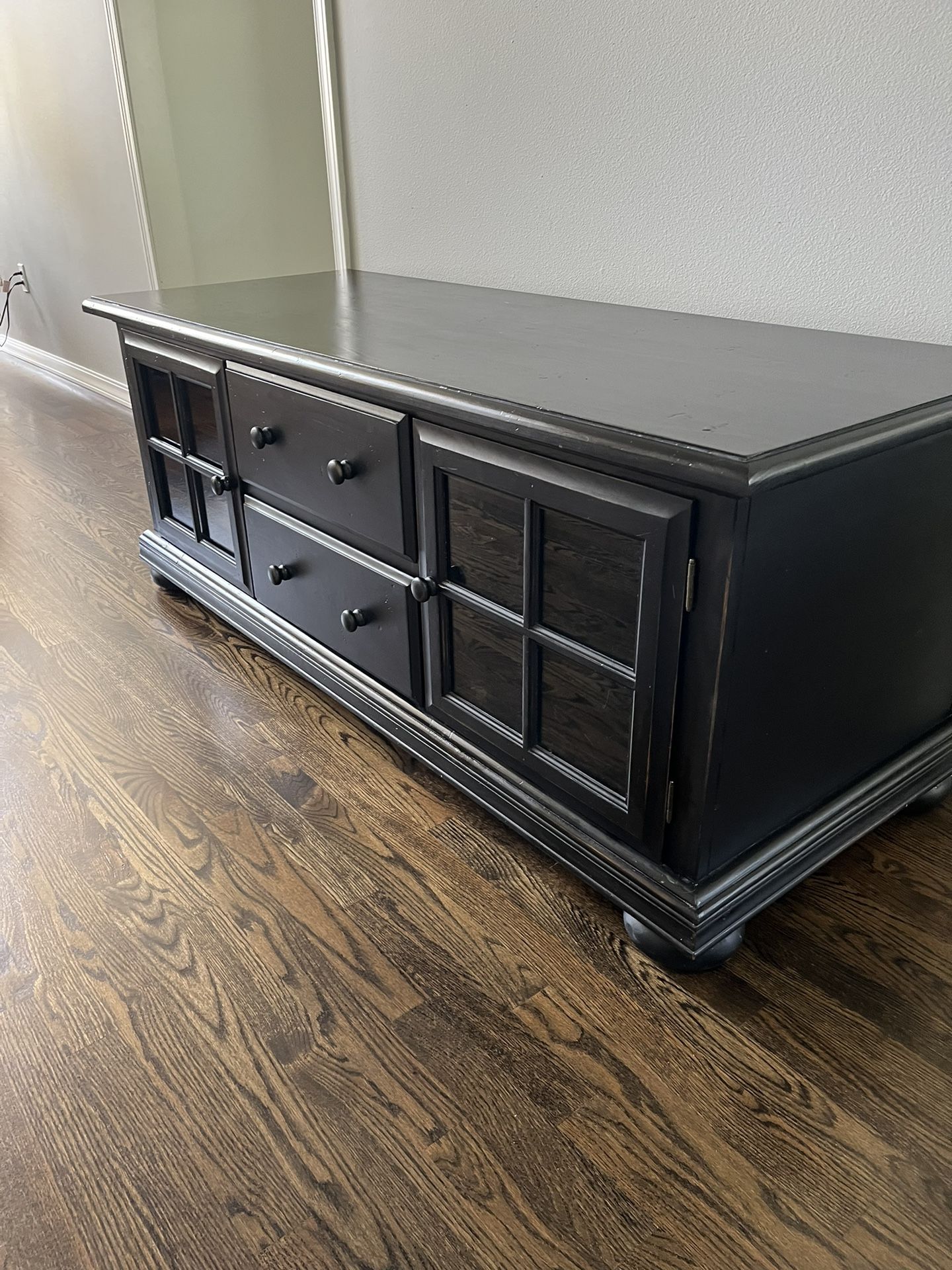 Black TV Stand