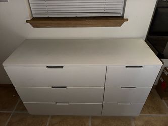 White dresser