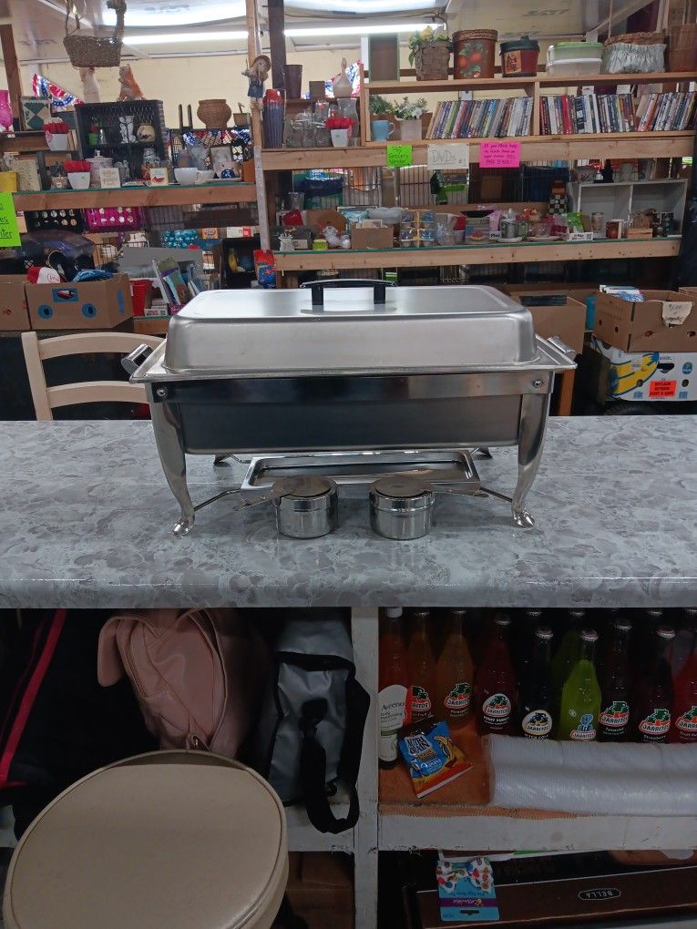 Winco 8-Quart Foldable Frame Chafer Set,Full