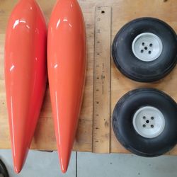 1/3 Scale model r c airplane wheel pants