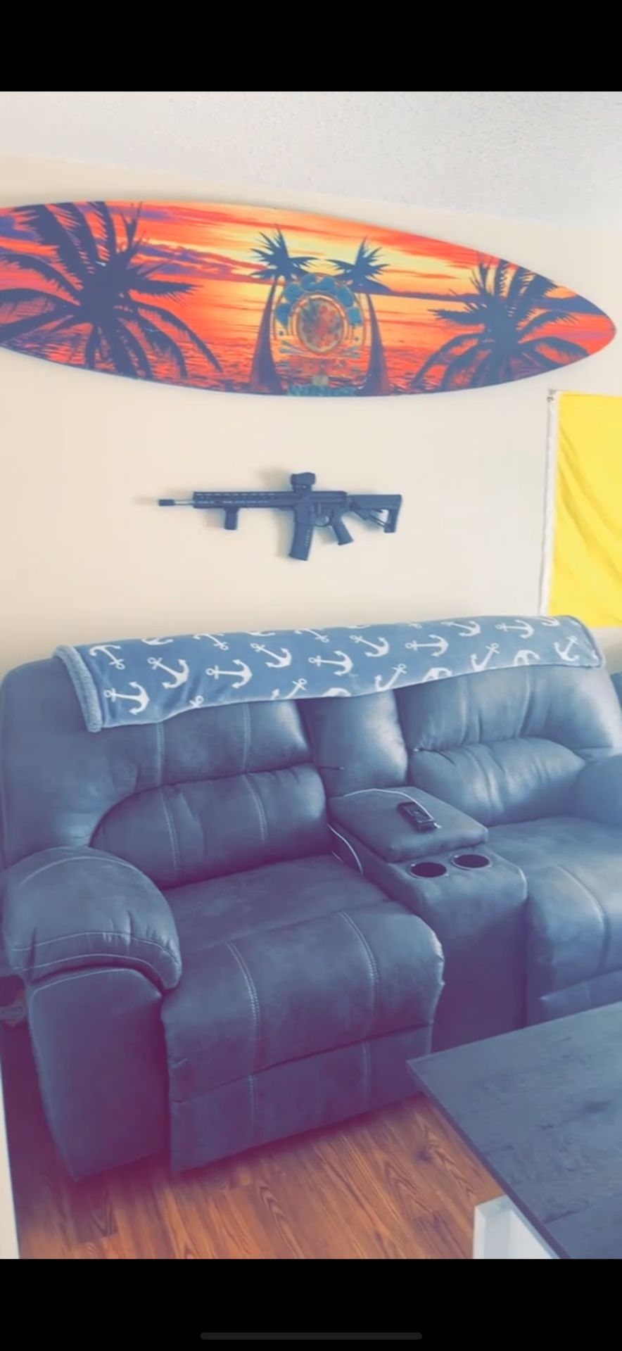 Dual Recliner Couch
