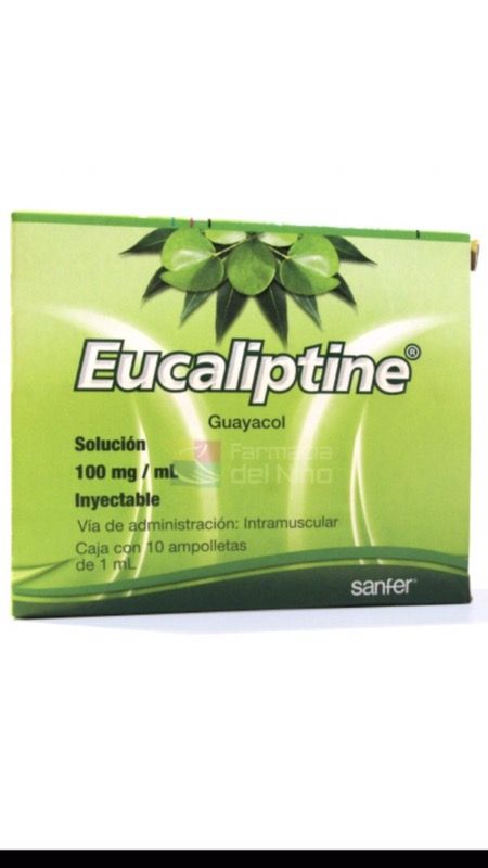 Ampolletas de Eucalipto con Guayacol