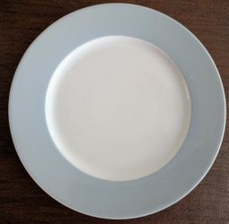vintage Ikea blue white dinner plate (design by Susan Pryke Portugal)