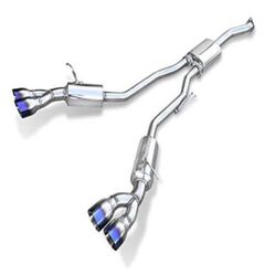 Tsudo Burnt tips 3in Catback Exhaust for Genesis 2010-2018 Coupe 2.0T