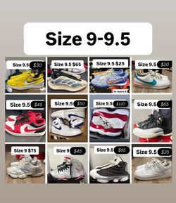 Jordan’s Nikes & more size 9 & 9.5 cheap deals