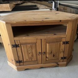 Solid Oak TV Stand