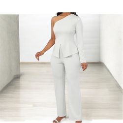 Women White 2 Piece 