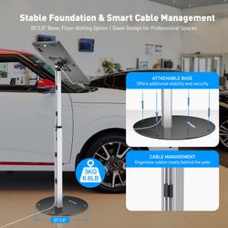 Tablet Floor Stand for Restaurants-Offices