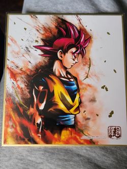 Dragon Ball Shikishi Art Canvas Bandai.