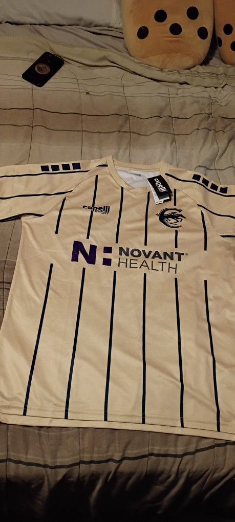 Charlotte Independence Men's LG 2025 AUTOGRAPHED JERSEY