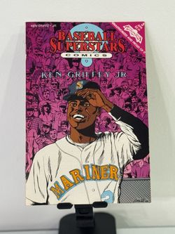 Baseball Superstars Comics: Ken Griffey Jr. #3 Newsstand Revolutionary Comics RARE!