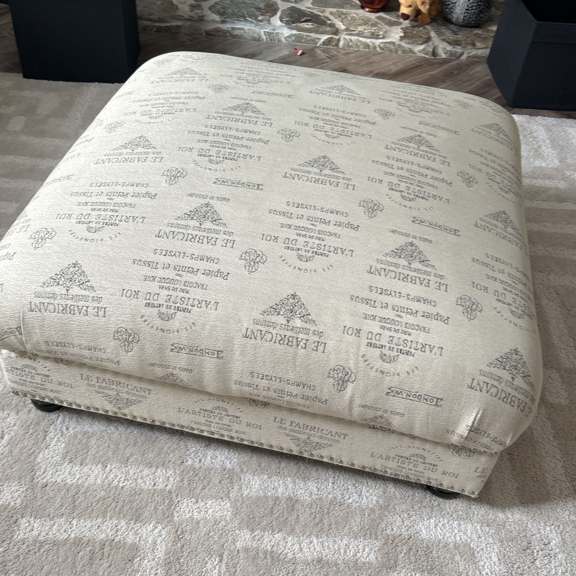 French Style Ottoman 
