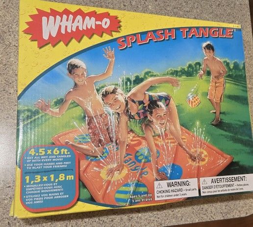 Wham-O Splash Tangle Outdoor Yard Twister Style Water
Game Mat New in Box
