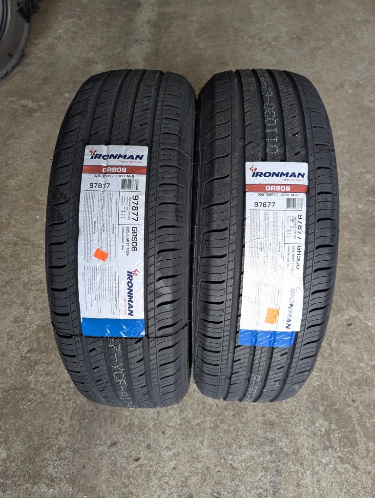 225/65R17 IRONMAN GR906 PAIR OF TIRES