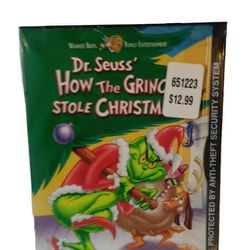 New Sealed Dr. Seuss' How the Grinch Stole Christmas! (DVD, 2000, Full Screen)